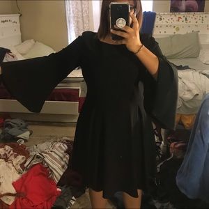 Black Knee-Length Dress